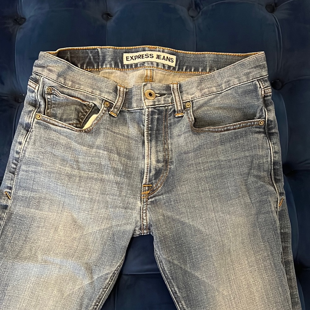 Express men blue jeans pants - slim fit - 30x30